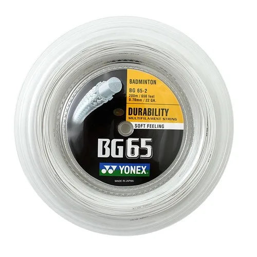 Yonex BG-65 — Bobine 200m durabilité club